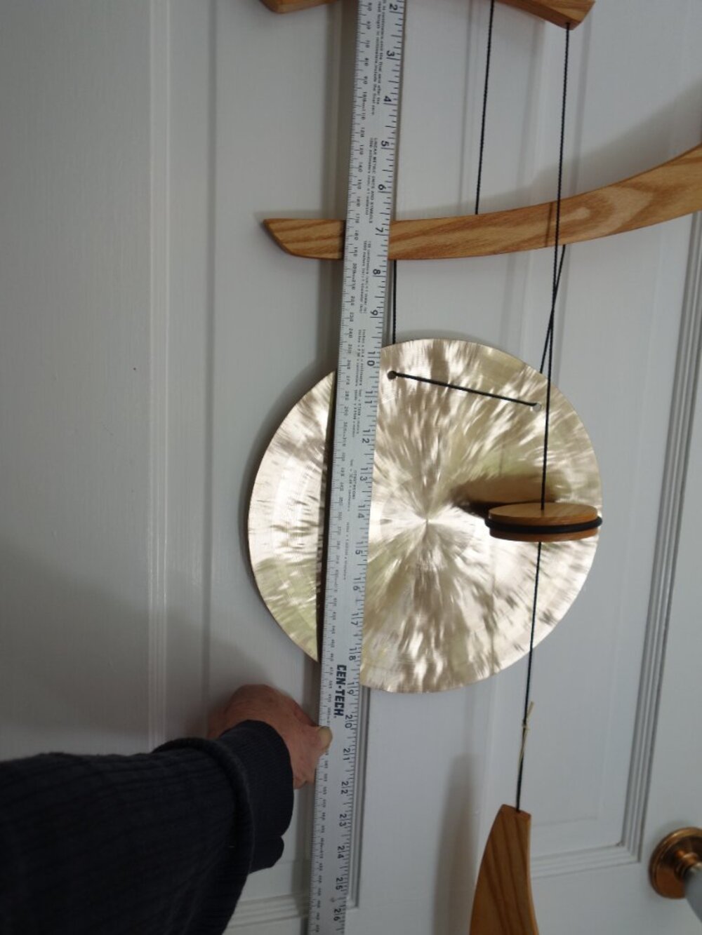 NWT $124 WOODSTOCK PERCUSSIONS – Emperor Gong Windchime – Med – Natural - Picture 6 of 10